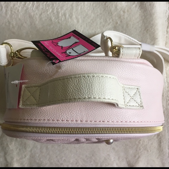Betsey Johnson Blush Quilted Convertible Backpack Shoulder Bag Purse NWT main image 10